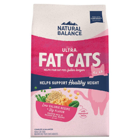 Natural Balance Fat Cats Chicken Meal & Salmon Meal Dry Cat Food 6lb poudrefeed.com